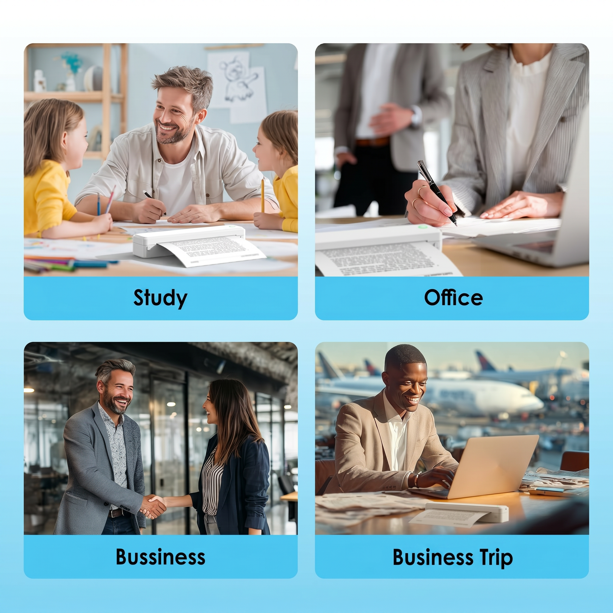 KNAON C80S Wireless A4 Thermal Printer