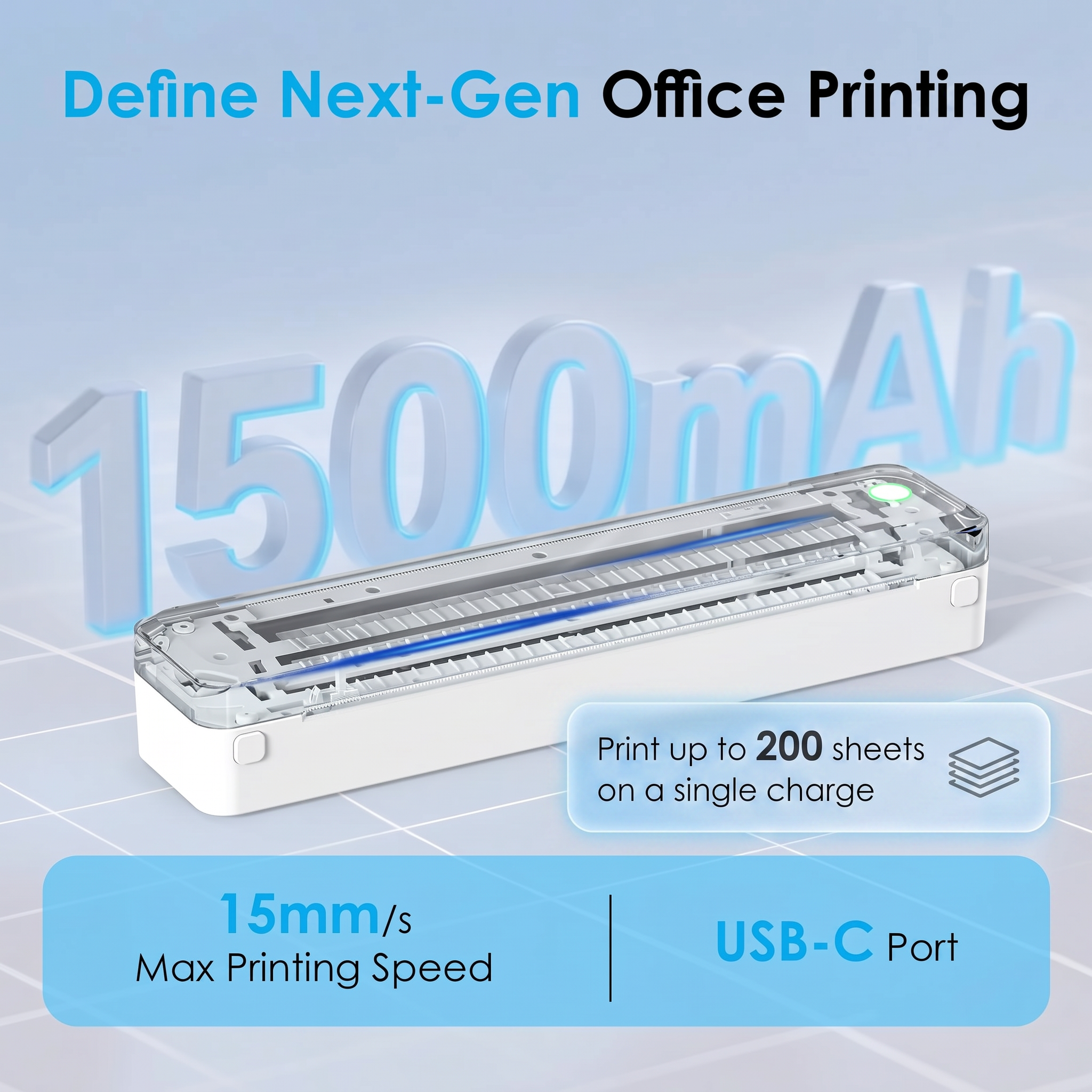 KNAON C80S Wireless A4 Thermal Printer