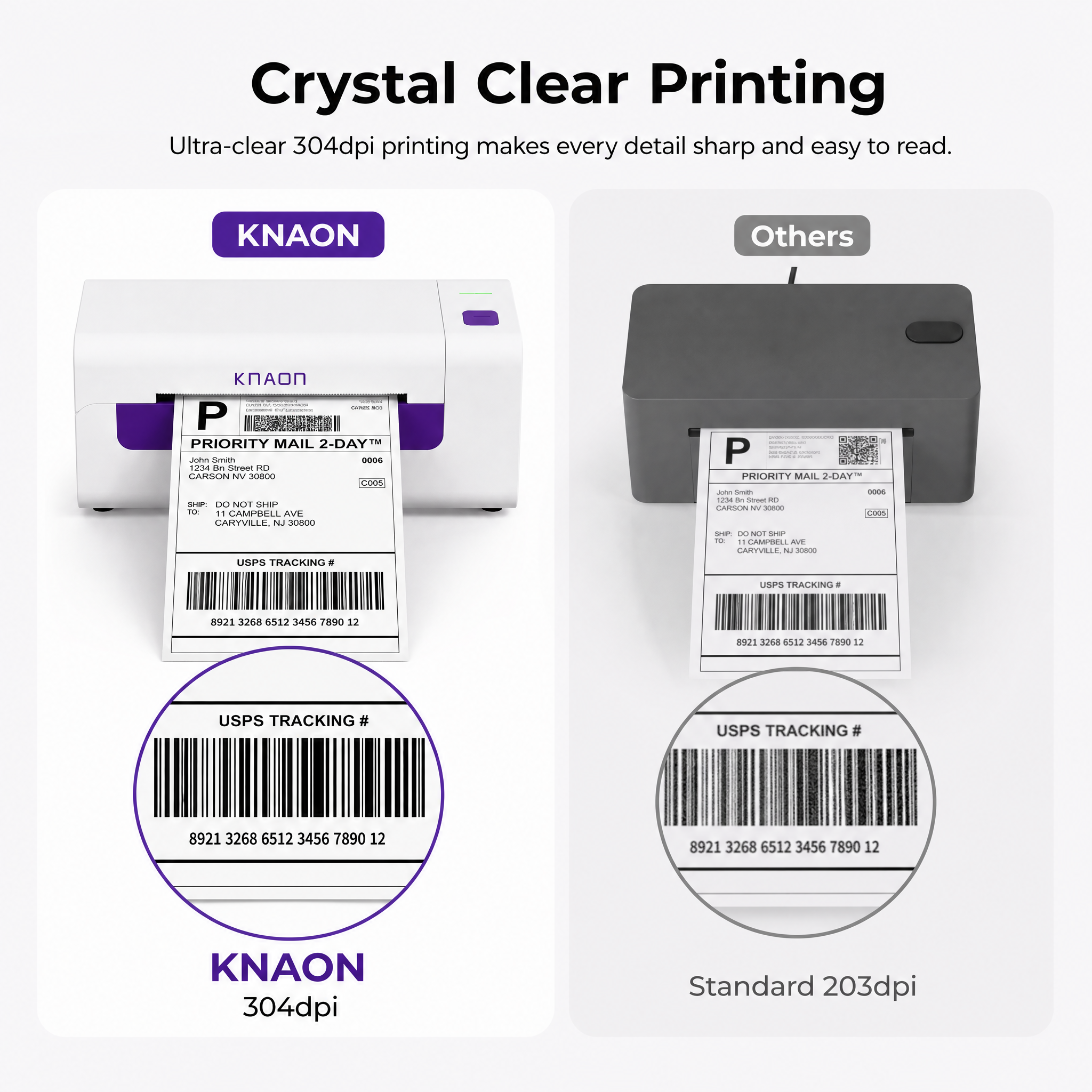 KNAON Y486AP Wireless Label Printer