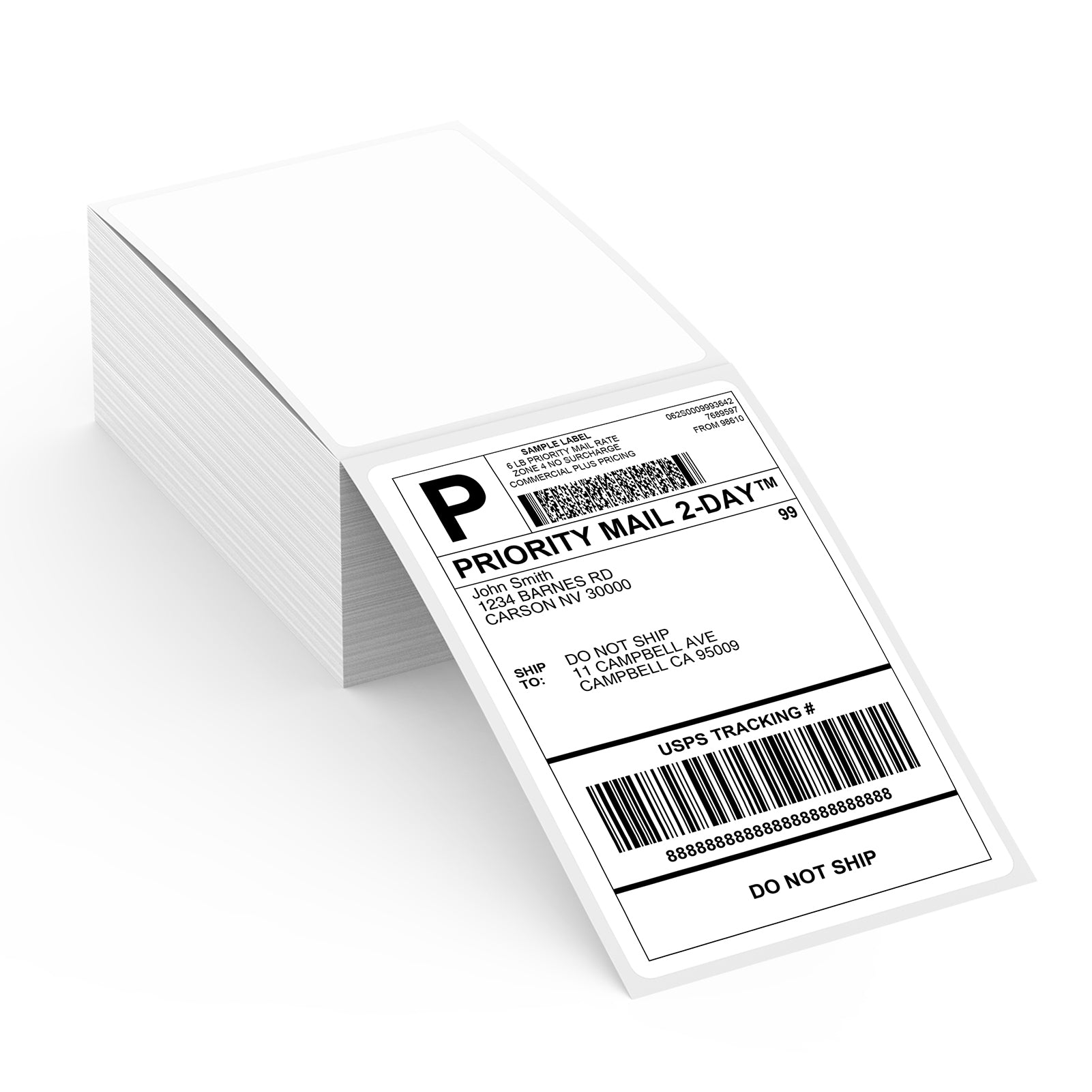 4" x 6" Fan-Fold Labels
