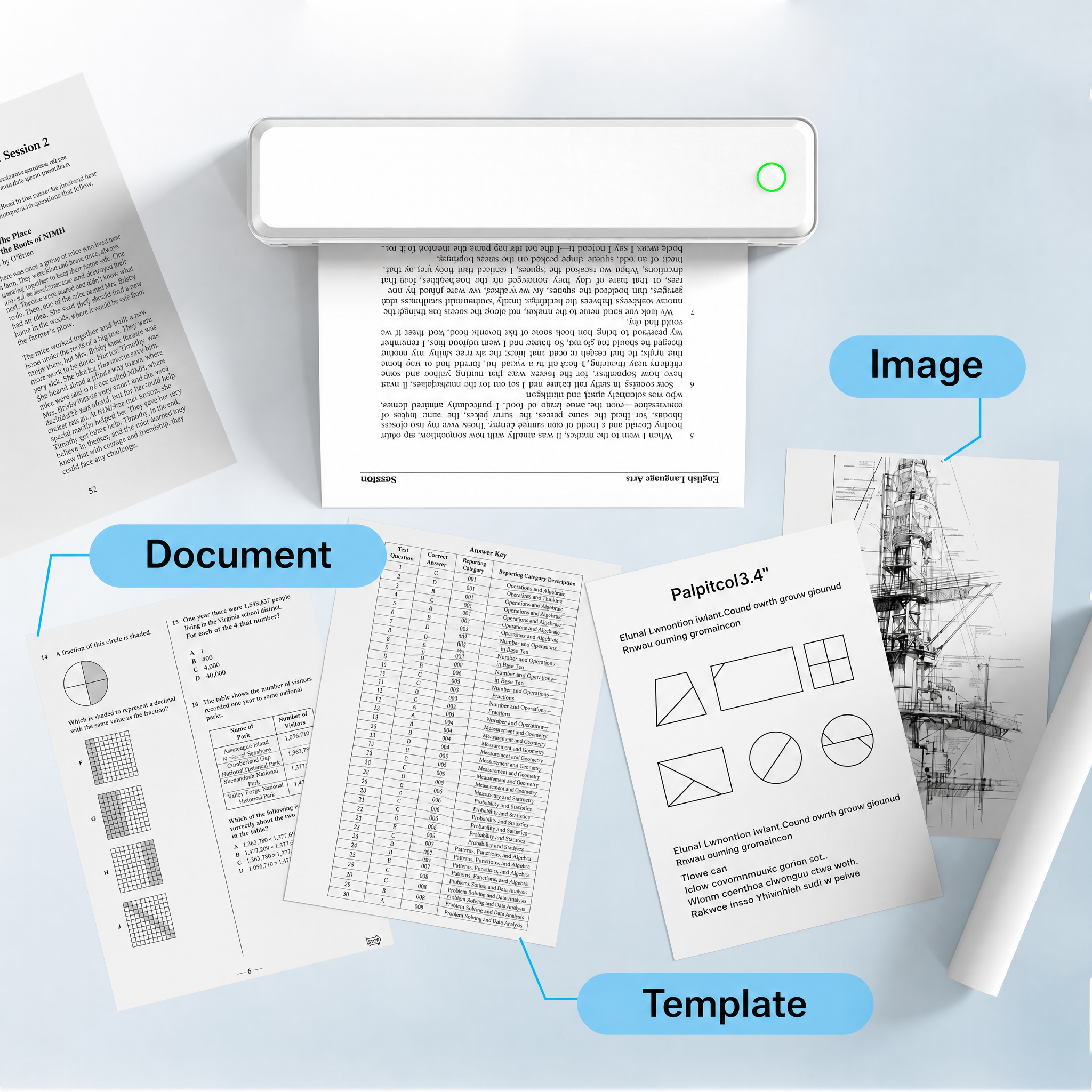 KNAON U8 Wireless A4 Thermal Printer