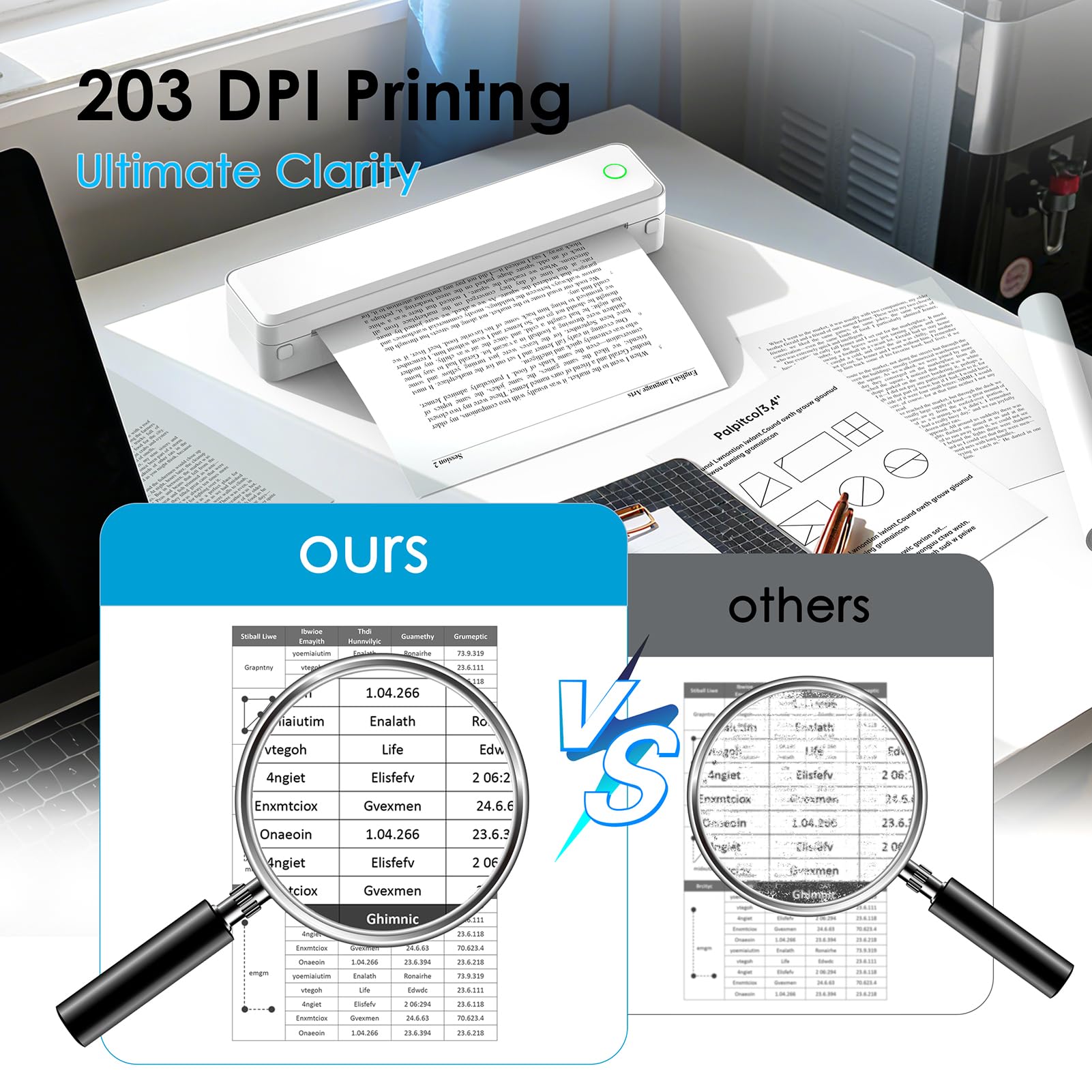 KNAON C80S Wireless A4 Thermal Printer