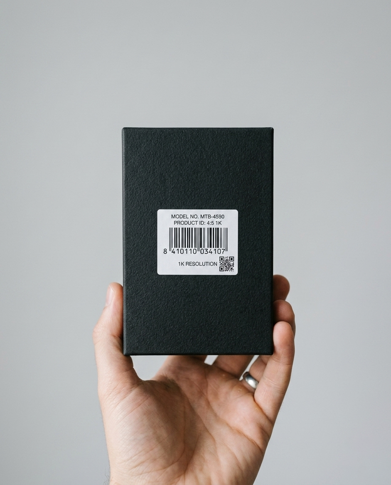 Product barcode label for inventory tracking printed with a KNAON thermal label printer