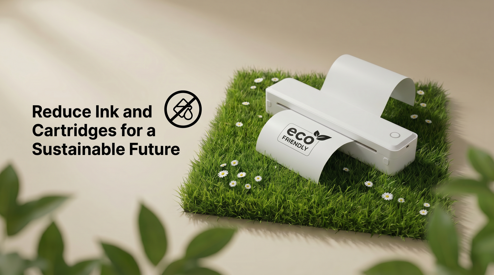 KNAON U8 inkless A4 thermal printer reduces ink cartridges for eco-friendly document printing