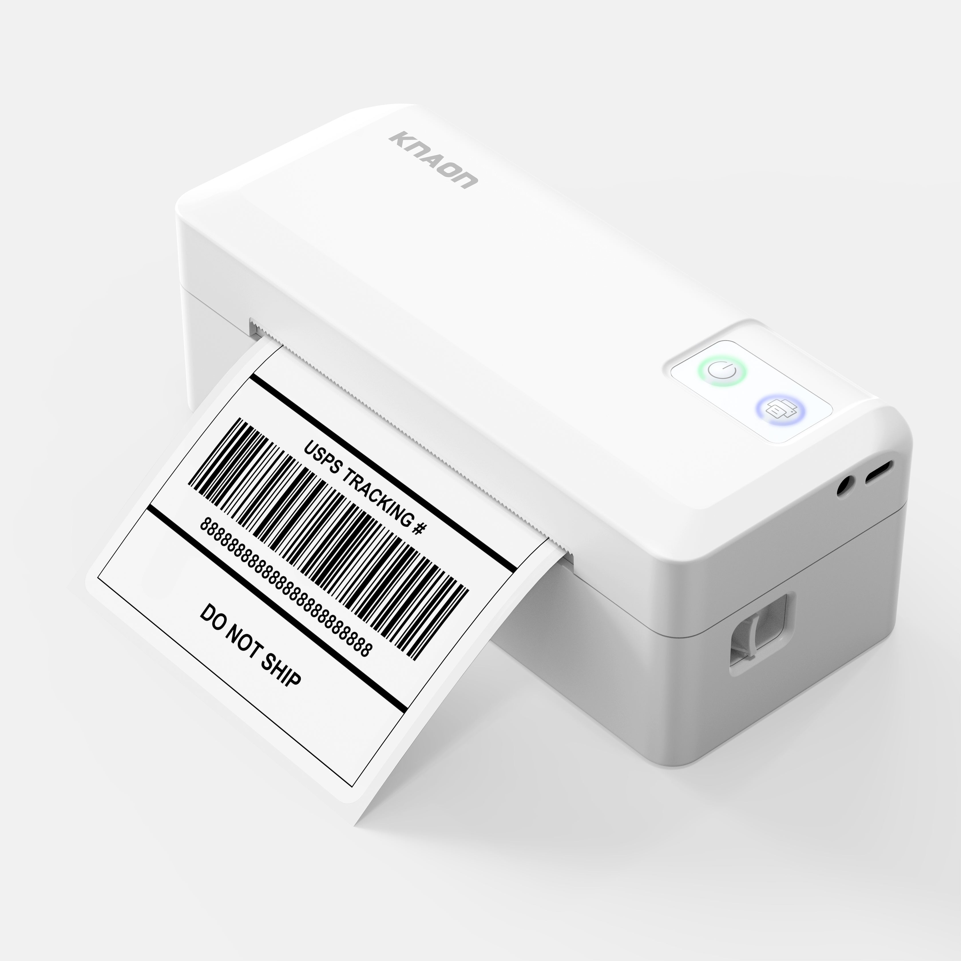 KNAON Y41BT Bluetooth Thermal Label Printer for 4x6 Shipping Labels and Product Labels - White