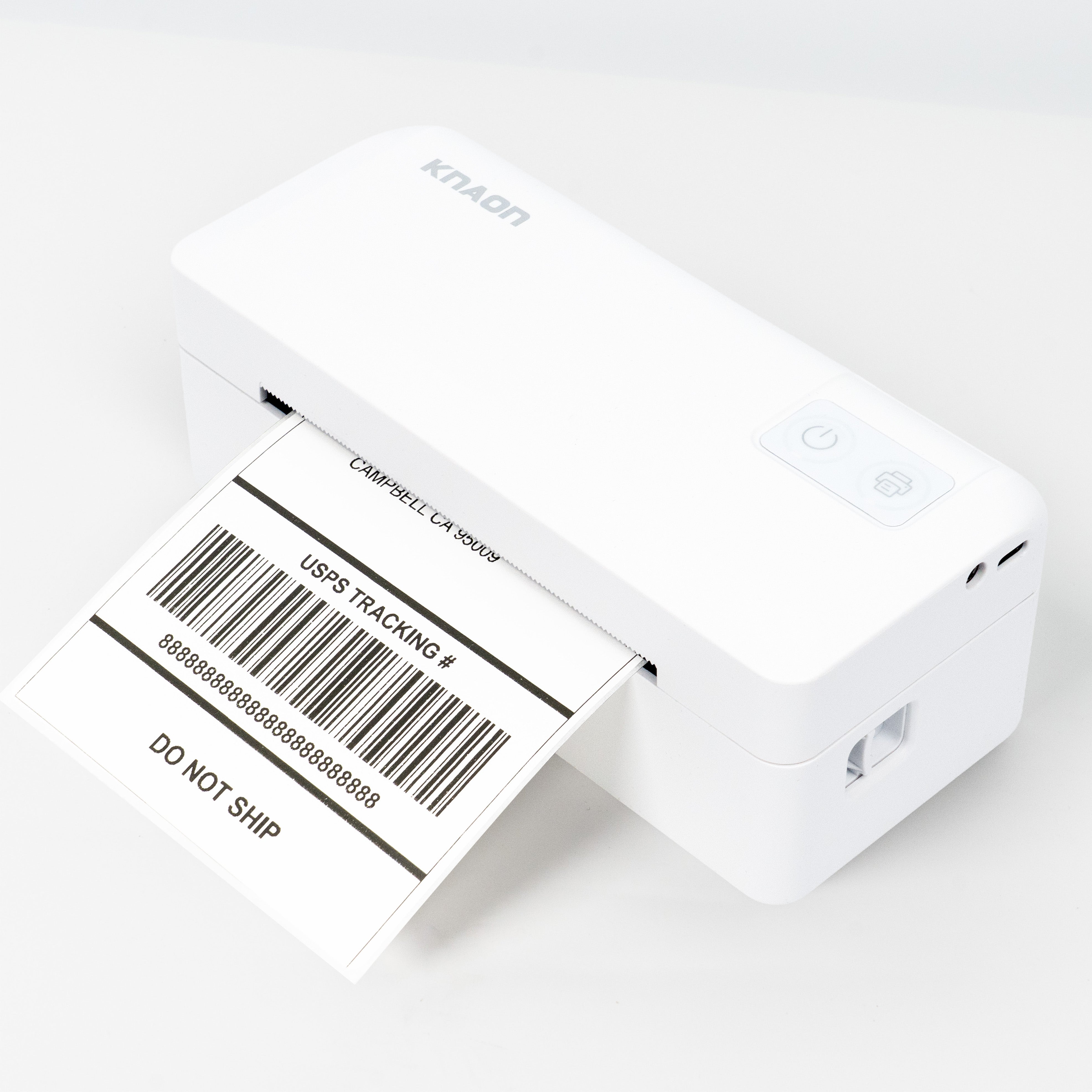 KNAON Y41BT Bluetooth Thermal Label Printer for 4x6 Shipping Labels and Product Labels - White